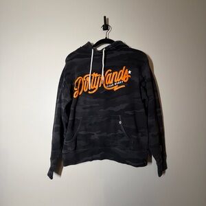 Troll Co. Black and Orange Hoodie